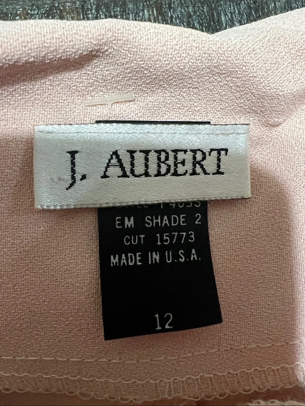 Vintage With Tag High-Waist Paperbag Wide-Leg Pants — Light Pink